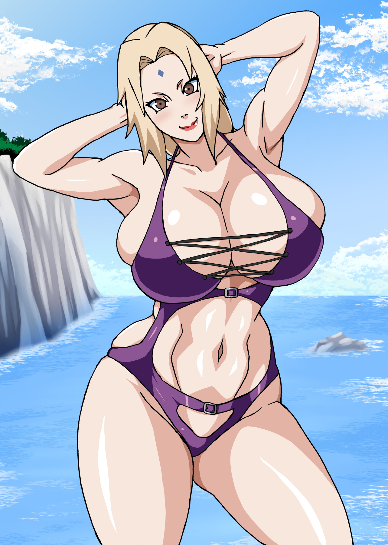 Hentai Manga Comic-After Tsunade's Obscene Beach-v22m-v22m-Read-39